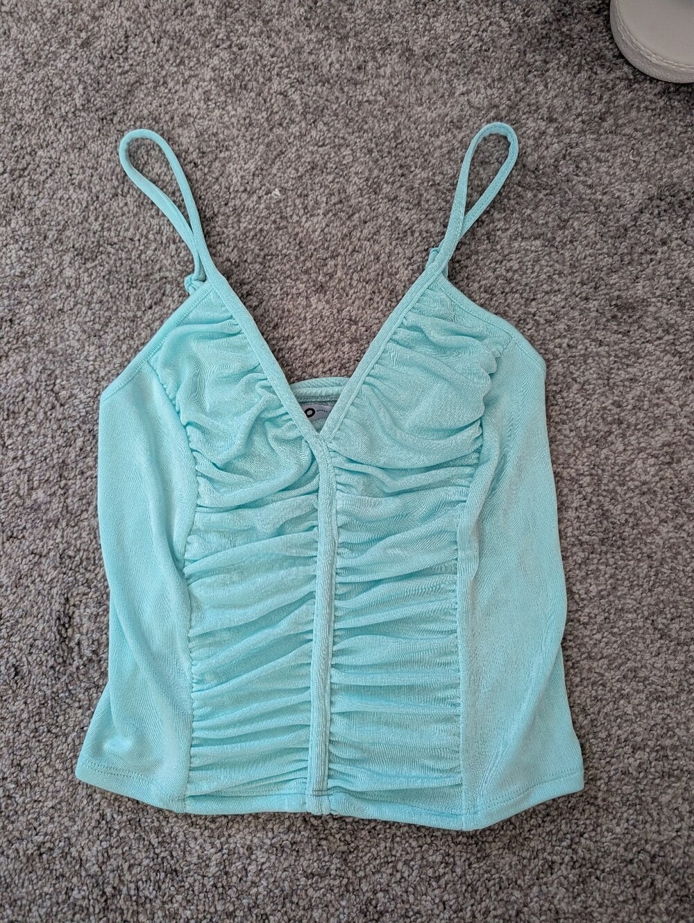SO NWT Slinky Ruched Tank Top